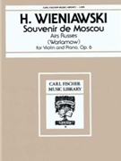 Souvenir De Moscou Opus 6 by Wieniawski Henri for Violin and Piano