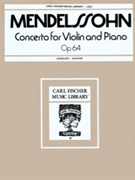 Concerto In E Minor Opus 64 by Mendelssohn Felix - Dessauer and Joachim - for Violin and Piano