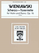 Scherzo Tarentelle Opus 16 by Wieniawski Henri for Violin and Piano
