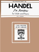 6 Sonatas by Handel George Frideric - Auer and Friedberg - for Violin and Piano
