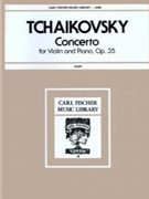 Concerto In D Major Opus 35 by Tchaikovsky Pyotr Ilyich - Auer Leopold - for Violin and Piano