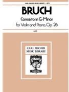 Concerto #1 In G Minor Opus 26 by Bruch Max - Auer Leopold - for Violin and Piano