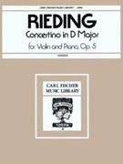 Concertino in D Major by Rieding Oskar - Gustave Saenger - for