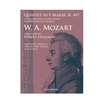 Quintet in F Major K. 497 by Mozart Wolfgang Amadeus - Stallman Robert - for Chamber Ensemble