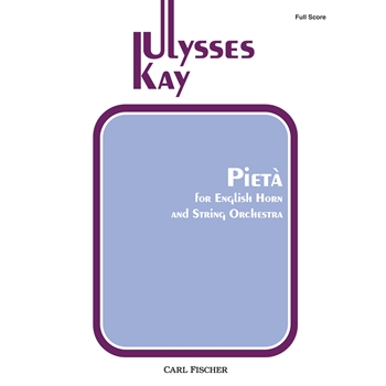 Pieta by Kay Ulysses for Full Score (Orchestra Parts are Rental Only)