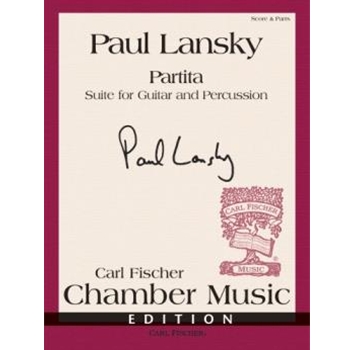 Partita Suite for Guitar and Percussion by Lansky Paul for