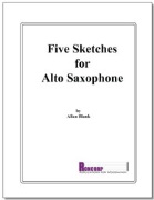 Five Sketches by Blank Allan for Alto Saxophone and Piano