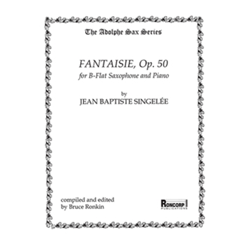 Fantaisie for Saxophone in Bb Op. 50 by Singelee Jean-Baptiste for