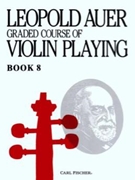 Graded Course Book 8 Virtuoso by Auer Gustave Saenger for Violin Method (Book 8)