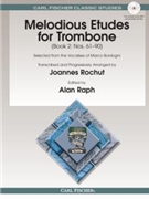 Melodious Etudes For Trombone Book 2 by Bordogni Marco - Rochut / Raph - Joannes Rochut for Trombone Method