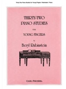 32 Piano Studies For Young Fingers by Rubinstein Beryl for Piano