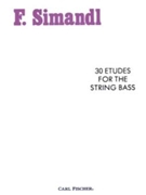 30 Etudes by Simandl Franz for String Bass Method