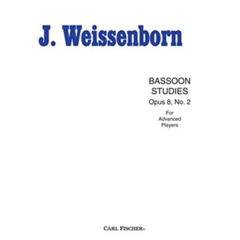 Bassoon Studies Opus 8 No 2 by Weissenborn J - No 2 - for Bassoon Method
