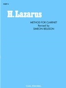 Lazarus Method For Clarinet Part 3 by Lazarus / Bellison for Clarinet Method (Part 3)