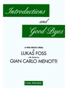 Introductions and Good-Byes by Lukas Foss for