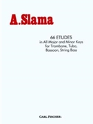 66 Etudes by Slama A for Trombone Method