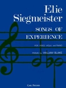 Songs of Experience by Siegmeister Elie William Blake for