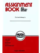 Assignment Book & Practice Record by Olson for Teaching Aid