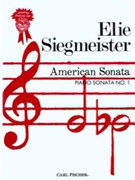 Sonata #1 American Sonata by Siegmeister for Piano