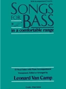 Songs For Bass In A Comfortable Range by Cesar Franck Franz - Van Camp Leonard - Book/CD for Low Voice