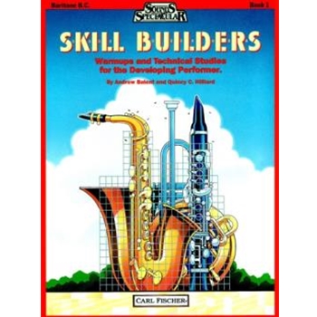 Skill Builders Book 1 by Hilliard Quincy C - Balent and Hilliard - for Euphonium Bass Clef