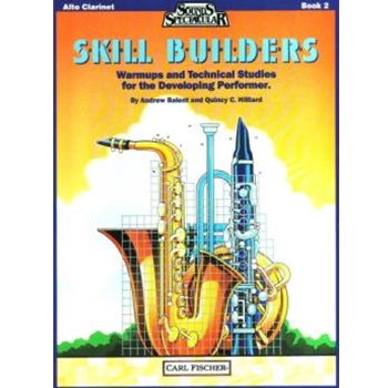 Skill Builders Book 2 by Hilliard Quincy C - Balent and Hilliard - for Alto Clarinet
