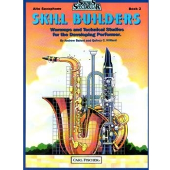 Skill Builders Book 2 by Hilliard Quincy C - Balent and Hilliard - for Alto Saxophone