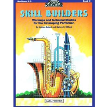 Skill Builders Book 2 by Hilliard Quincy C - Balent and Hilliard - for Euphonium Bass Clef