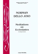 Meditations on Ecclesiastes by Dello Joio Norman for