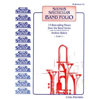 Sounds Spectacular Band Folio by Handy W C - Balent Andrew - for Euphonium Treble Clef