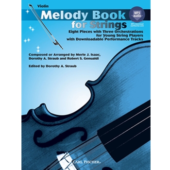 Melody Book For Strings by Isaacstraubgenuald - Straub D - for Violin