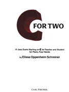 C For Two by Schreiner for 1 Piano 4 Hands