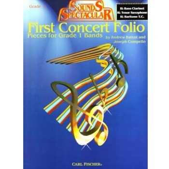 First Concert Folio by Balent and Compello - Compello Joseph - for Bass Clarinet