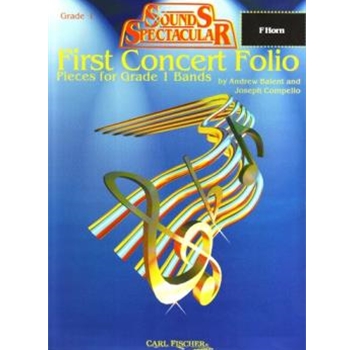 First Concert Folio by Balent and Compello - Compello Joseph - for F Horn