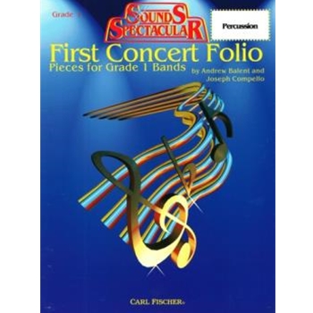 First Concert Folio by Balent and Compello - Compello Joseph - for Percussion