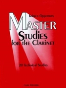 Master Studies For The Clarinet by Opperman Kalmen Kalmen Opperman for Clarinet Method