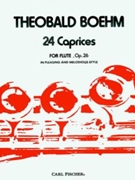 24 Caprices -Etudes Opus 26 by Boehm Theobald - Wummer - for Flute Method