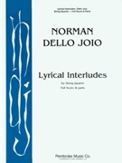 Lyrical Interludes by Dello Joio Norman for Str Quartet