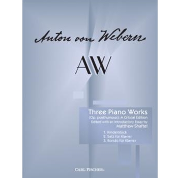 Three Piano Works (Op. Posthumous) by Webern Anton - Shaftel Matthew - for Piano