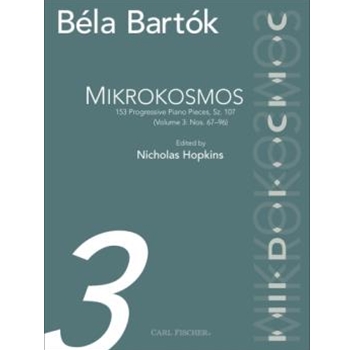 Mikrokosmos Volume 3 by Bartok Bela - Hokins Nicolas - for Piano