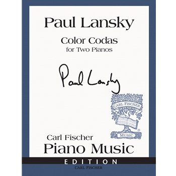 Color Codas by Lansky Paul for Piano Duo