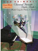 Classical Favorite Duets Book 1 by Verdi Giuseppe - Brimhall John - for 1 Piano 4 Hands