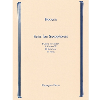 Sute for Saxophone Quartet by Hoover Katherine for