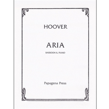 Aria for Bassoon and Piano by Hoover Katherine for