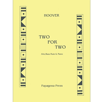 Two For Two by Hoover Katherine for Alto Flute Solo