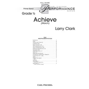 Achieve by Clark Larry for Full Score