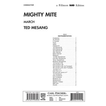 Mighty Mite by Mesang - Fillmore - for Conductor Score