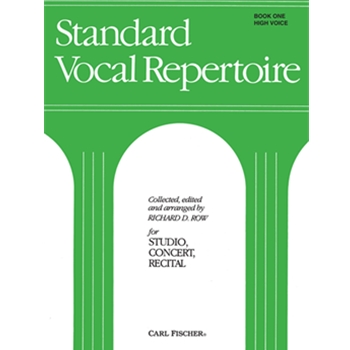 Standard Vocal Repertoire Bk 1 by - Row Richard D - for High Voice Collection (Book 1)