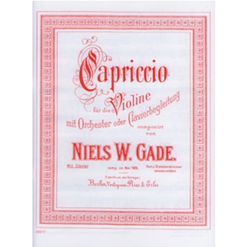 Capriccio by Gade Niels Wilhelm for