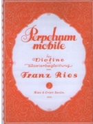 Perpetuum Mobile Opus 34 #5 by Ries F for Violin and Piano